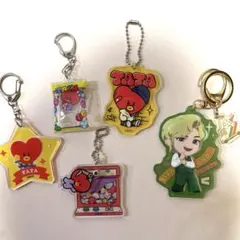 BTS BT21 ファミマオリジナルアクリルキーホルダー等　セット