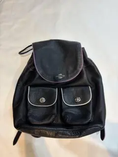 COACH レザー リュックサック 블랙