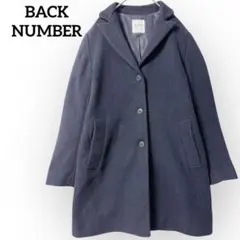 BACKNUMBER バックナンバー　チェスターコート【M】ネイビー フォーマル