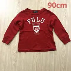 ラルフローレン　長袖Tシャツ　ロンT 赤　2T/90cm