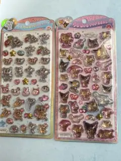 未開封】エンジェルブルー　サンリオ日焼け　うるちゅるポップシール　日焼けキティ