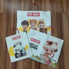 POP MART ショッピングバッグ 3枚セット