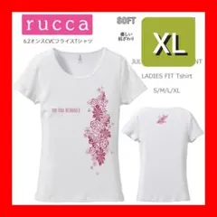 【新品】フラダンス Tシャツ XLサイズ rucca 白 半袖 ルッカ