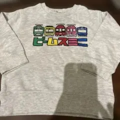 BEAMS mini 電車プリント トレーナー サイズ100