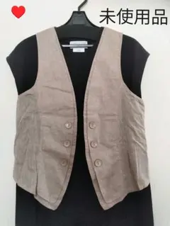 未使用 コットンナチュラル系ベスト