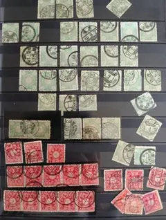 1864年 英国アンティーク赤1ペニー切手3枚 - メルカリ