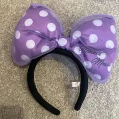 ミニー カチューシャ 紫