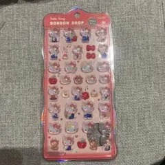 ハローキティ ボンボンドロップシール churukira レッド
