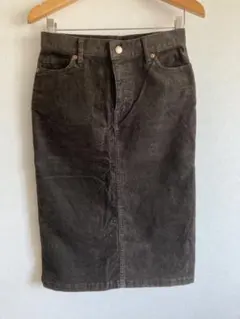 コーデュロイ ロングスカート