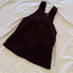 アプレレクール　アプレ　コーデュロイ サロペットワンピース　90 ジャンスカ