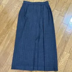 ユニクロ⭐︎チェックプリーツスカートグレー