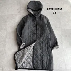 美品✨ラベンハム ウール ブランドン キルティングコート グレー 38