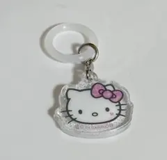 ハローキティ キーホルダー ラメ入り めじるしアクセサリー