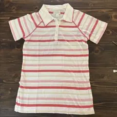 Hollister ホリスター ポロシャツ レディース　S ピンク　ボーダーのサムネイル