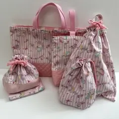 入園入学セット♡ユニコーンストライプ女の子