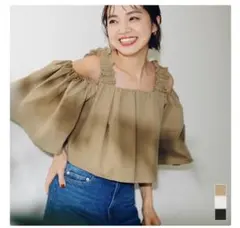 極美品✨newans 春名亜美コラボ ラッフルフリルオールインワン M 黒 newans 春名亜美コラボ ラッフルフリルオールインワン M 黒