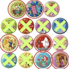 ディズニー　刺繍缶バッジ　6点