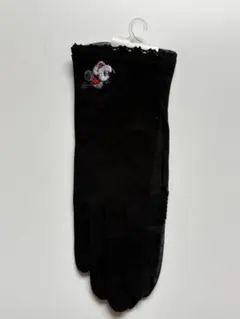 ミニーマウス刺繍 黒手袋のサムネイル