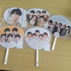 嵐 ARASHIミニうちわ 4個 櫻井翔1個セット