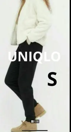 《美品》UNIQLO ユニクロ　ヒートテックウォームイージーパンツ　S