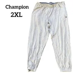 Champion 【2XL】グレー ジョガーパンツ スウェット