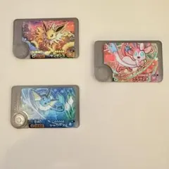 ポケモンフレンダ サンダース、シャワーズ、ニンフィア 3枚セット
