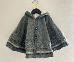 familiar ファミリア　フード付きポンチョ ベビー60-90サイズ