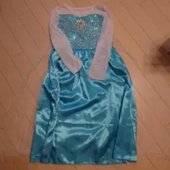 エルサ風水色ドレス 100〜130cm~