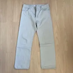 ユニクロユー　uniqlou オフホワイト　ジーンズ
