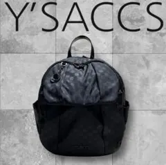 【美品】Y'SACCS ブラックドットリュックのサムネイル