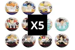 カラパレ ハイキュー!! 掃除 缶バッジ 5BOX