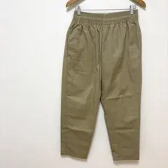 【GUジーユー】シェフパンツ　Mサイズ　ベージュブラウ系　ウエストゴム　イージー