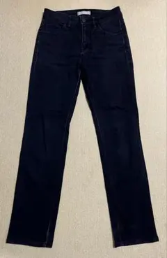 UNIQLO ブラックデニムパンツ　23インチ