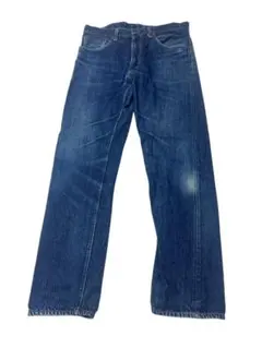 e252☆ORSLOW LOT107ダークブルーストレートレッグデニム