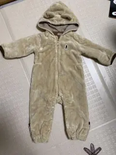 【ゆー様専用】ミキハウス ベージュロンパース 70-80