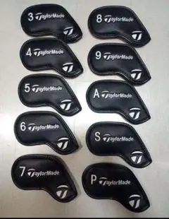 TaylorMade アイアン用 ヘッドカバー 10個セット マグネット 黒 - メルカリ