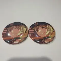 あんさんぶるスターズ 缶バッジ 2個セット 真白友也
