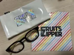 FRUITS ZIPPER メガネ ケース付き　早瀬ノエルデザイン