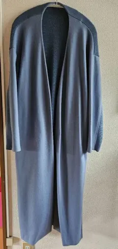 ウール100% ロングカーディガン