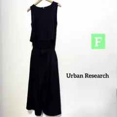 Urban Research ブラックノースリーブオールインワンのサムネイル