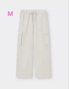 美品＊GU コーデュロイパラシュートパンツ M＊