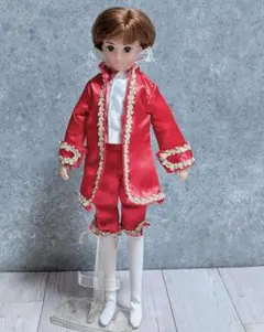 リカちゃん はるとくん　プリンス　王子様　ハンドメイド　赤