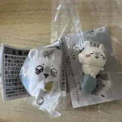 モモンガ　ガチャガチャ　2点セット