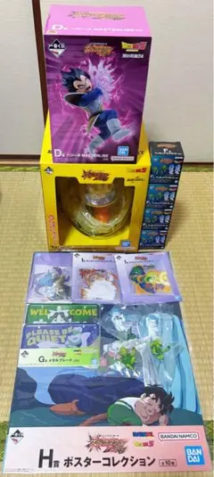 ドラゴンボール一番くじ　ラストワン　ベジータ　バースタント　F賞✖︎2 I賞✖︎2 ドラゴンボール一番くじ ラストワン ベジータ バースタント F賞✖︎2 I