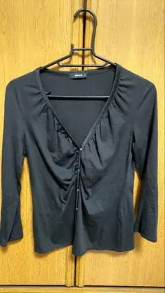 COMME CA ISM 黒 長袖 Tシャツ M