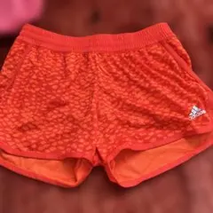 adidas climalite オレンジ ショートパンツ L