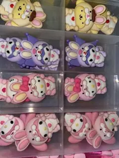 ハンドメイド パーツ サンリオ キティちゃん 6つセット