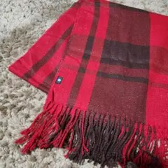 MARY QUANT ストール マフラー 赤チェック柄