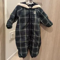 miki house ボア付きロンパース