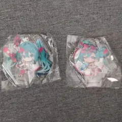 レーシングミク　初音ミク アクリルキーホルダー 2個セット